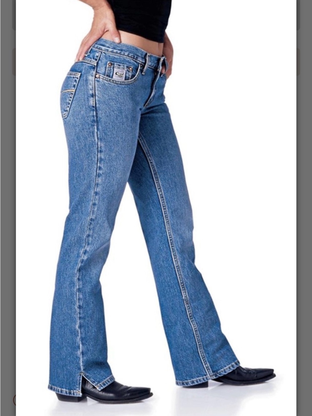Vintage Y2K Cruel Girl Low Rise Relaxed Fit Rigid Denim Jeans - Size 33